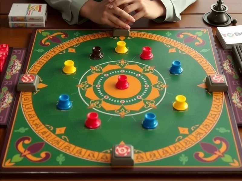 Strategic Arimaa board setup with gold and silver pieces