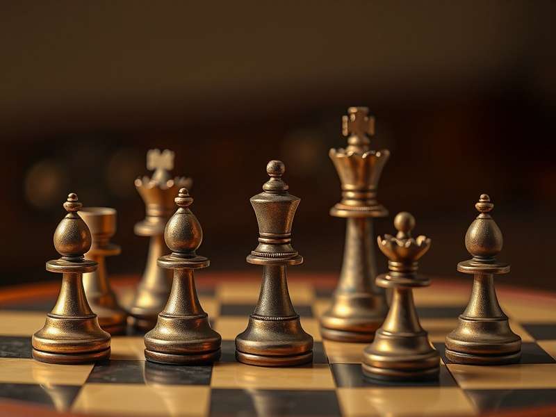 अरिमा शतरंज बोर्ड पर विभिन्न मोहरों की व्यवस्था