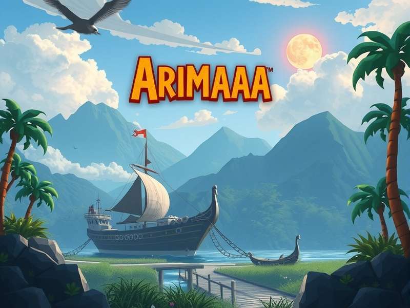 A beautifully crafted Arimaa board with pieces set for play