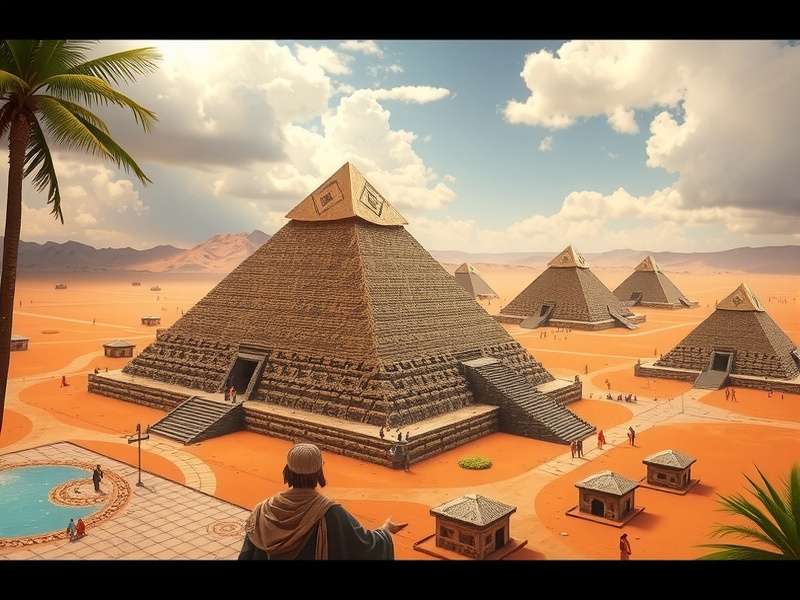 Arimaa game board with pyramid pieces positioned strategically