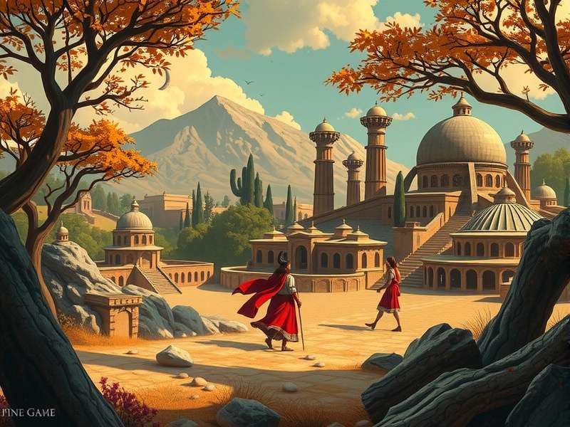 Diagram illustrating a complex Arimaa push and pull combination move in a single turn