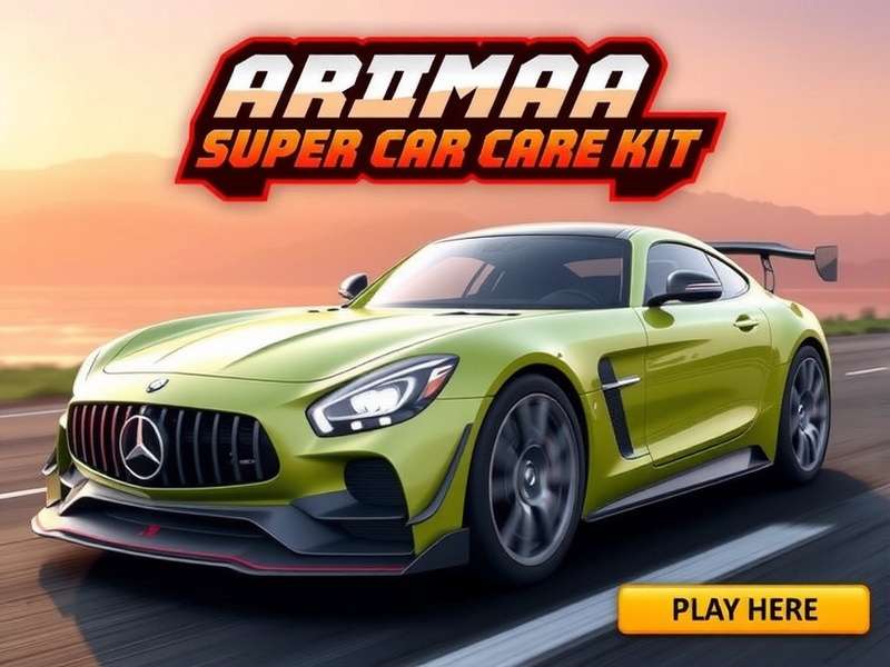 Arimaa Super Car Care Kit products displayed on a clean car hood