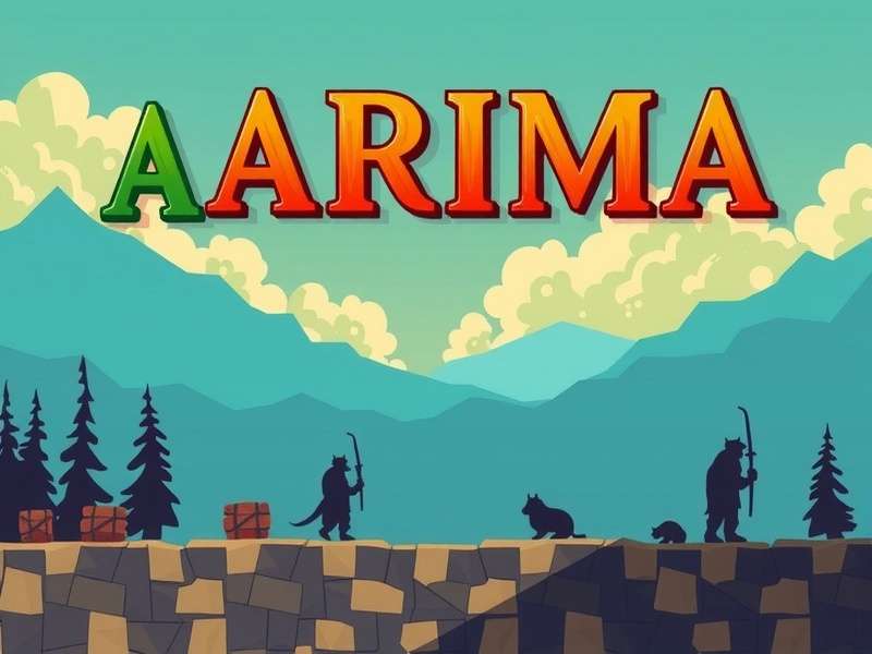 Arimaa board game setup showing elephant, camel, horse, dog, cat and rabbit pieces on an 8x8 grid with four trap squares.
