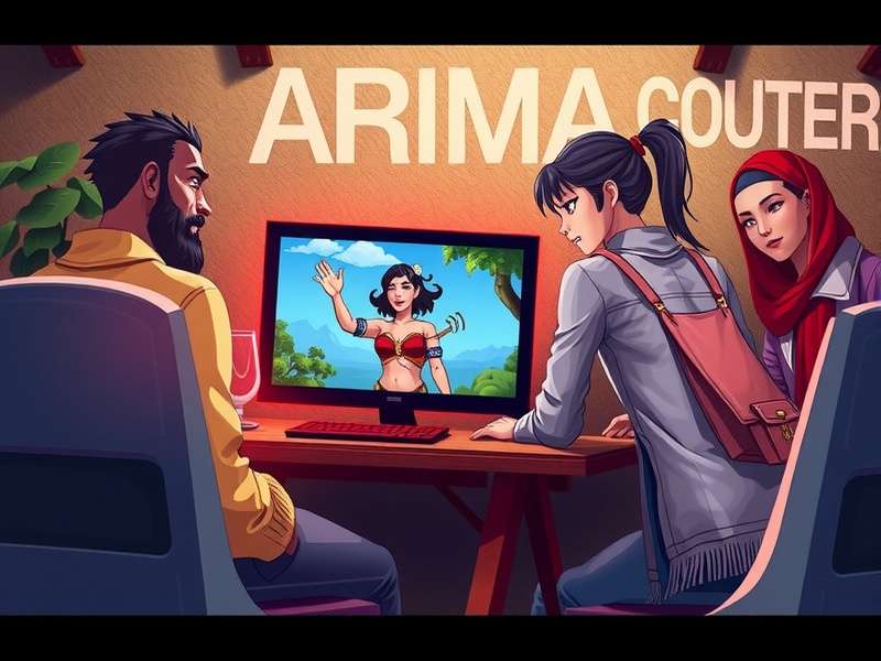 Arimaa Computer digital board with pieces representing AI-powered strategy gameplay